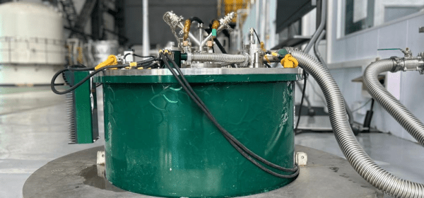 This photo taken on Sept. 28, 2025 shows the superconducting magnet developed by the Chinese Academy of Sciences' Institute of Plasma Physics (ASIPP) in Hefei, east China's Anhui Province. (Xinhua/Wu Huijun)