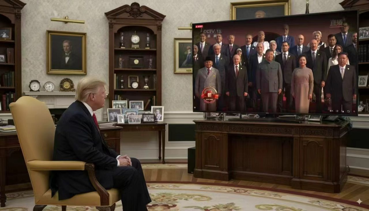 President Trump Salutes Comminist China!