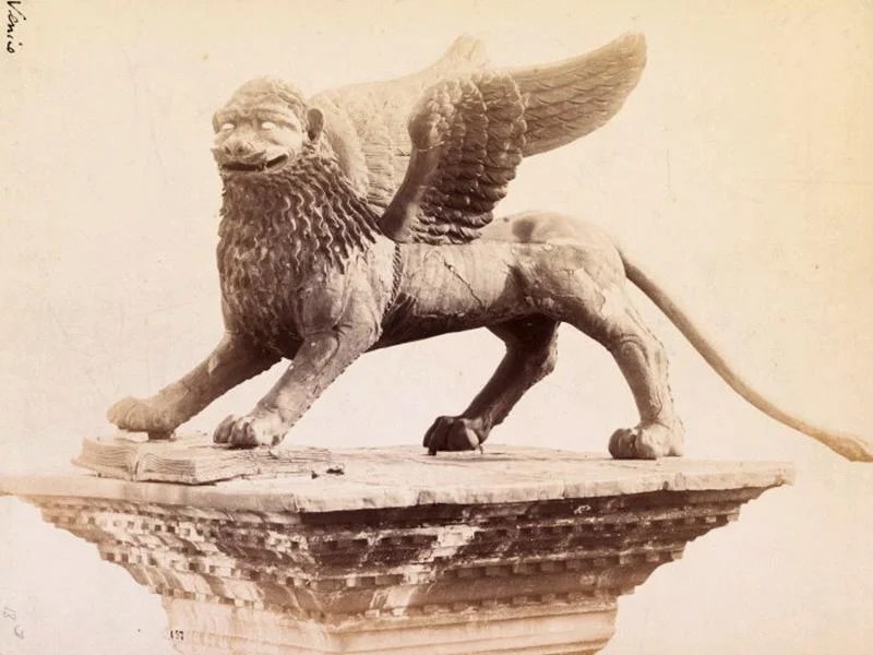 Lion of St. Mark’s Square in Venice is Chinese