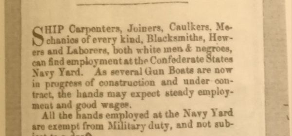 CSA Flyer Calling for Naval Volunteers!