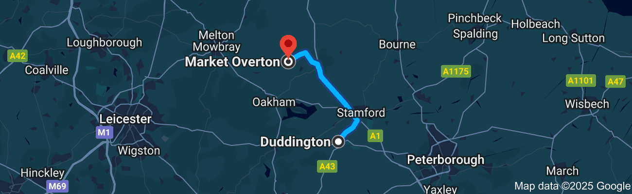 Market Overton to Duddington - A Lovely Part of the World!
