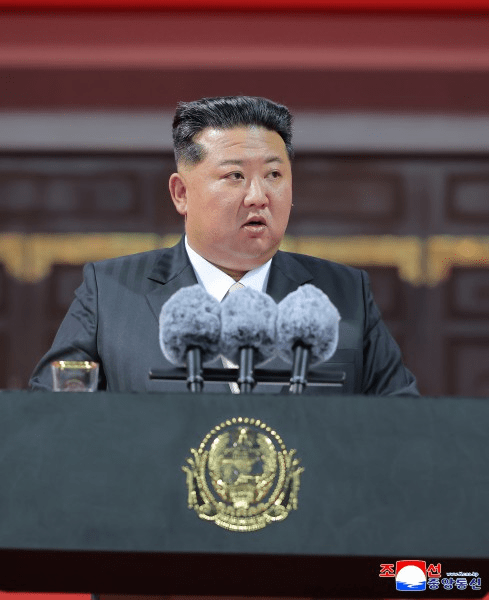 The respected Comrade Kim Jong Un made a speech at the meeting to celebrate the 80th founding anniversary of the Workers' Party of Korea.