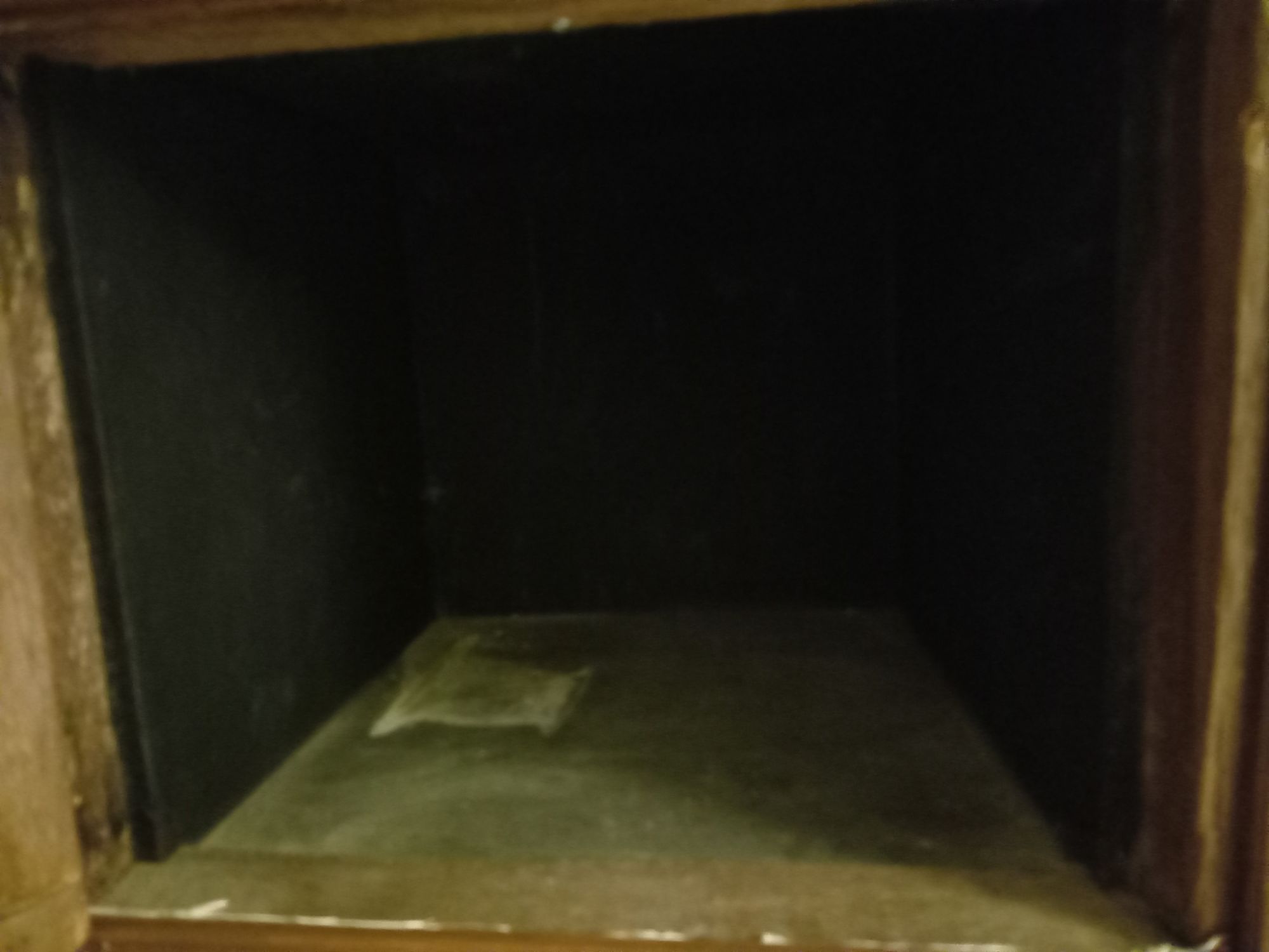 17th Century Safe - Old Wooden Safe - Buily Inyo Bedroom Wall!