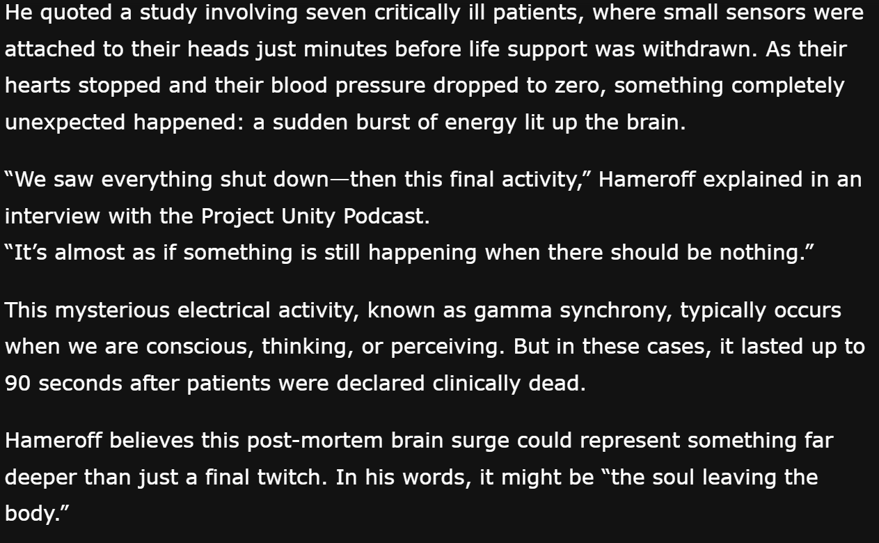 Dr. Stuart Hameroff, - Pseudo-Science