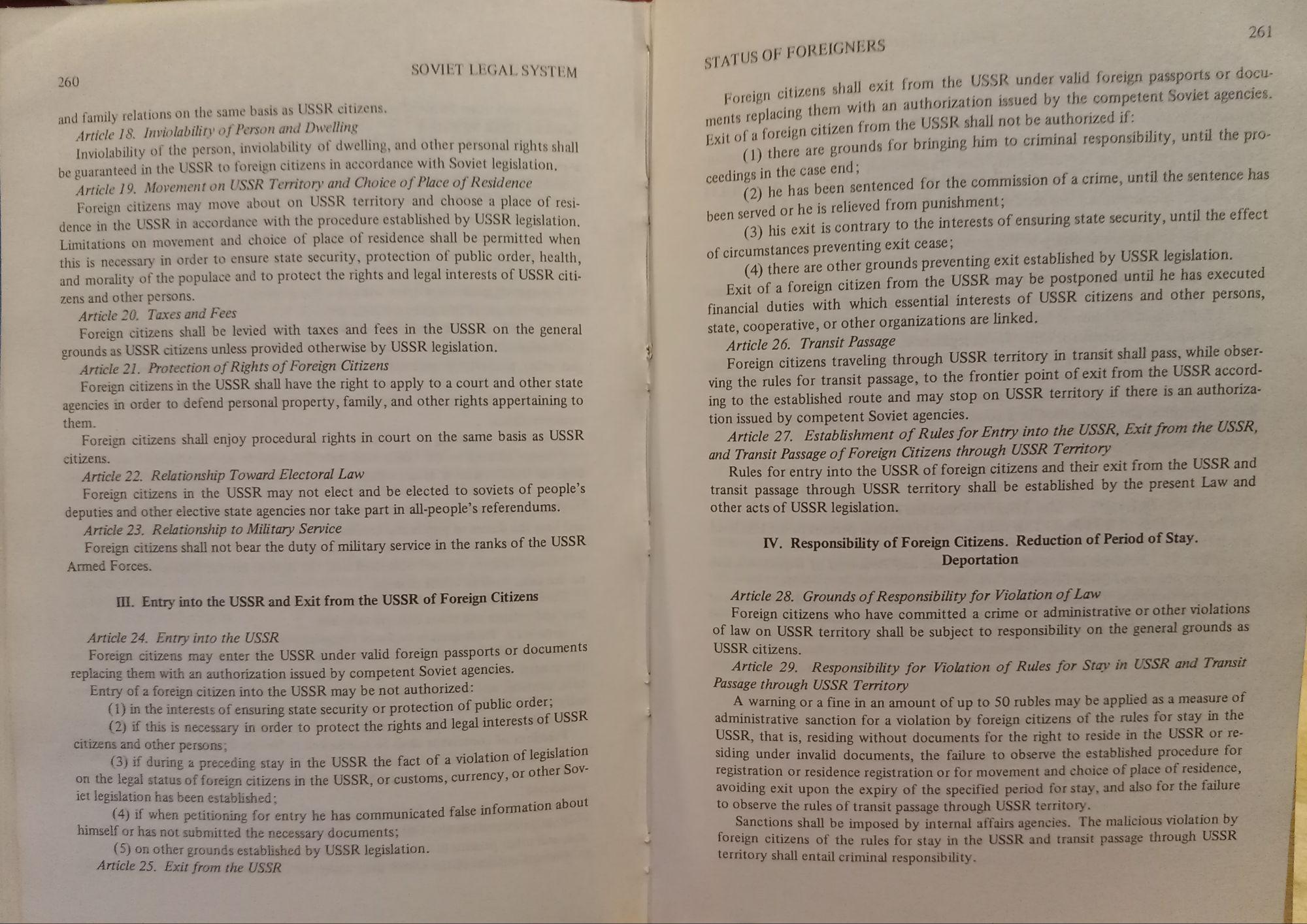 soviet legal system 1983