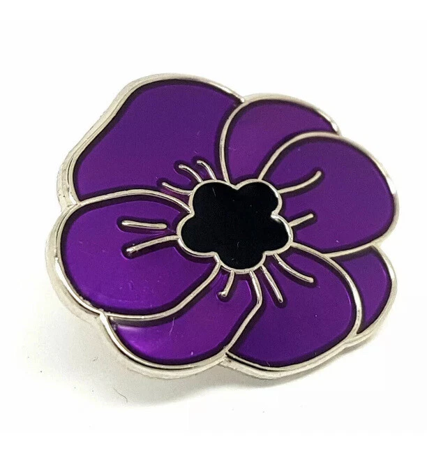 Purple Poppy = Remembering Animals in War!