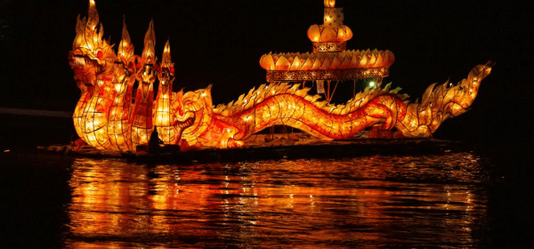 Fire Boat Festival (Lai Heua Fai), marking the End of Buddhist Lent on October 7, 2025. Coinciding with the full moon of the 11th lunar month