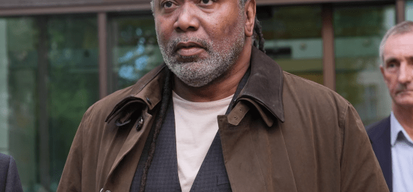 The US standup comedian had been accused of three counts of sending an offensive communications to Heidi Bachram. Photograph: Lucy North/PA