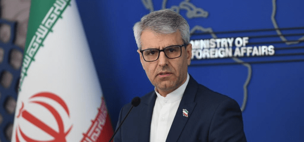 Iranian Foreign Ministry spokesman Esmaeil Baghaei attends a press conference in Tehran, Iran, Dec 1, 2025. (Xinhua/Shadati)