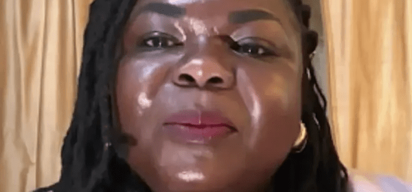 Jennifer Melle was racially abused after refusing to refer to a paedophile by female pronouns. Picture: LBC