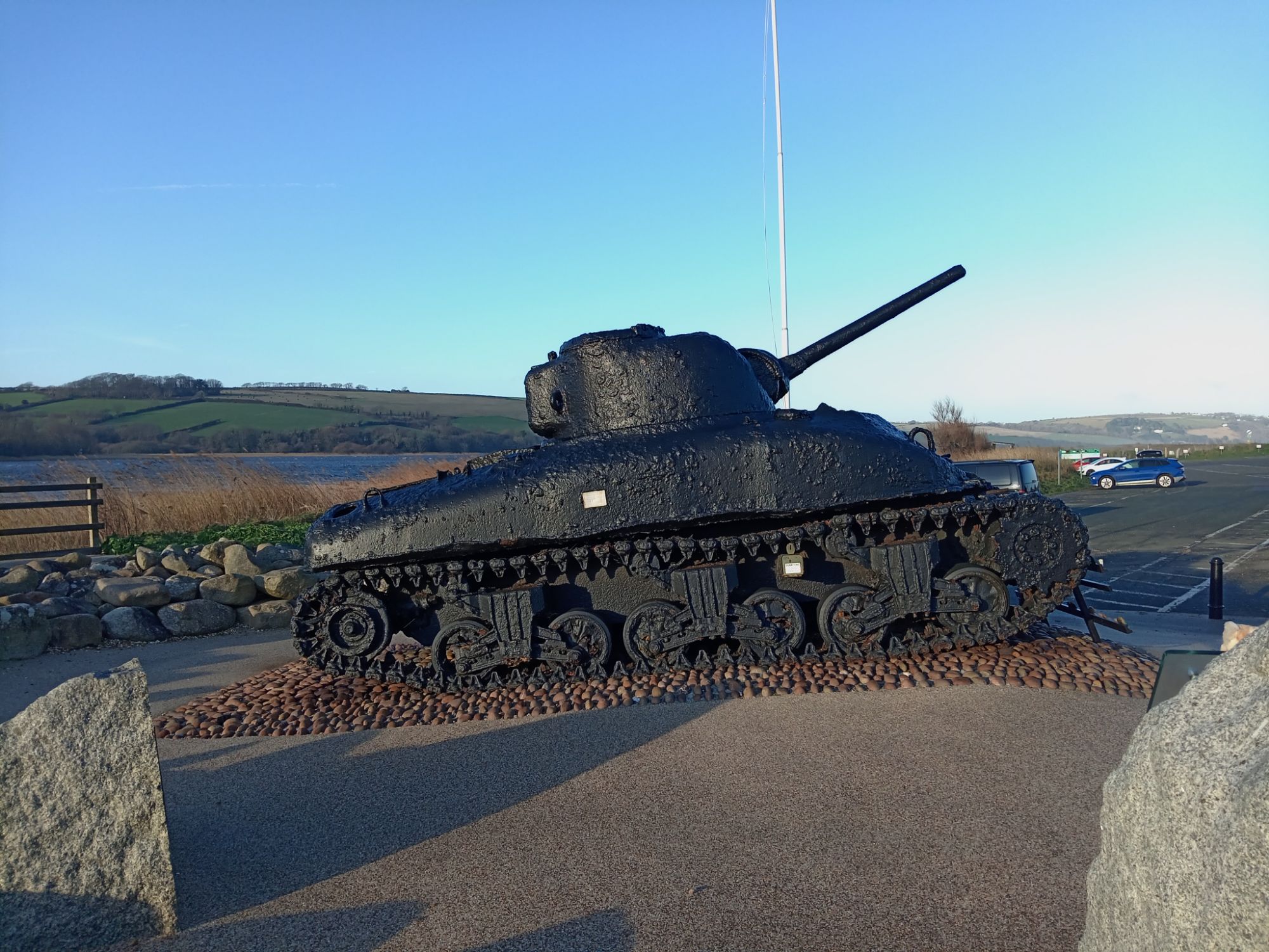 Torcross US Sherman Tank WWII Memorial