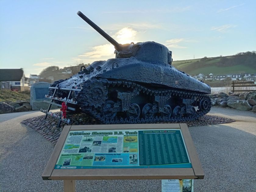 US Sherman Tank - Torcross WWII
