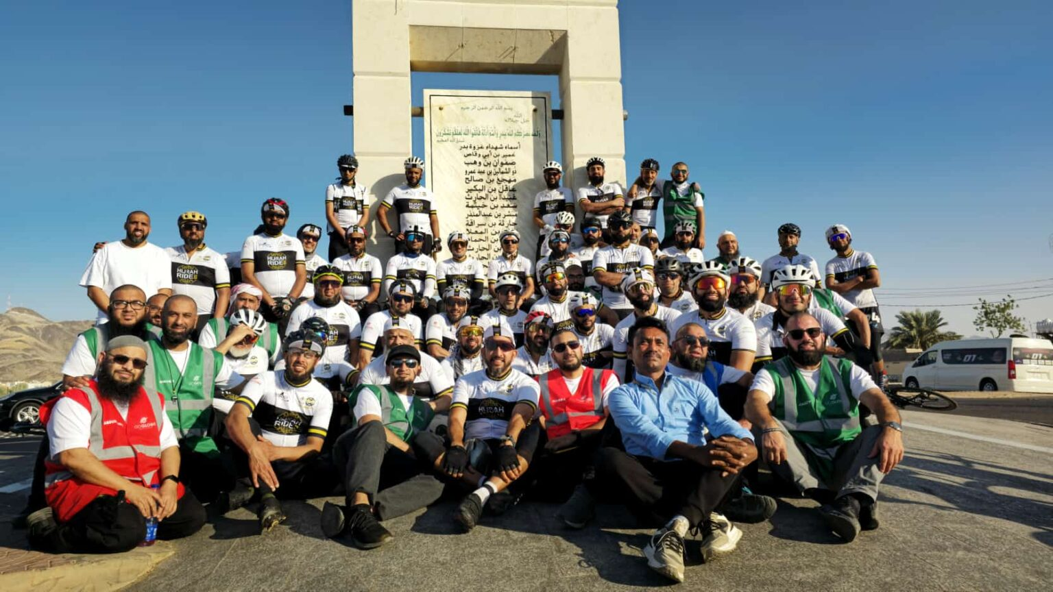 Mercy to Humanity cyclists part of the Hijrah Ride 2026. Images supplied to 5Pillars.