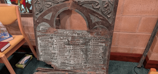 Both plaques were found in scrapyards in Essex, with one substantially damaged