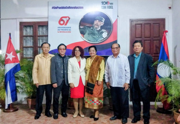 Officials and longtime friends of Laos and Cuba gathered in Vientiane to commemorate the 67th Anniversary of the Triumph of the Cuban Revolution and to mark the upcoming centenary of historic Cuban leader Commander-in-Chief Fidel Castro, reaffirming the enduring solidarity between the two nations.
