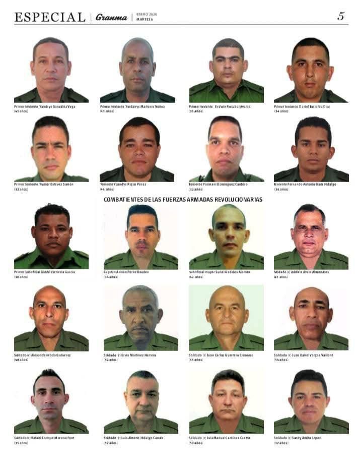 32 Socialist Cuban Soldier - Venezuela - 2026!