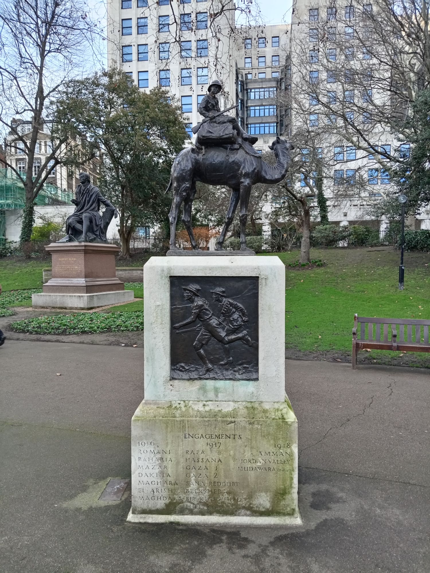 British Soldier - WWI - Mounted on a Military Camel!