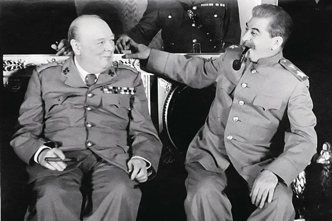 Churchill (Right) & Stalin (Left) - How the West Used the USSR During WWII!
