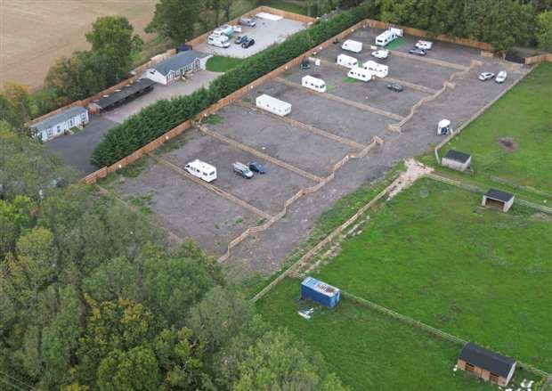 Traveller sites are being created on the land. Picture: Submitted