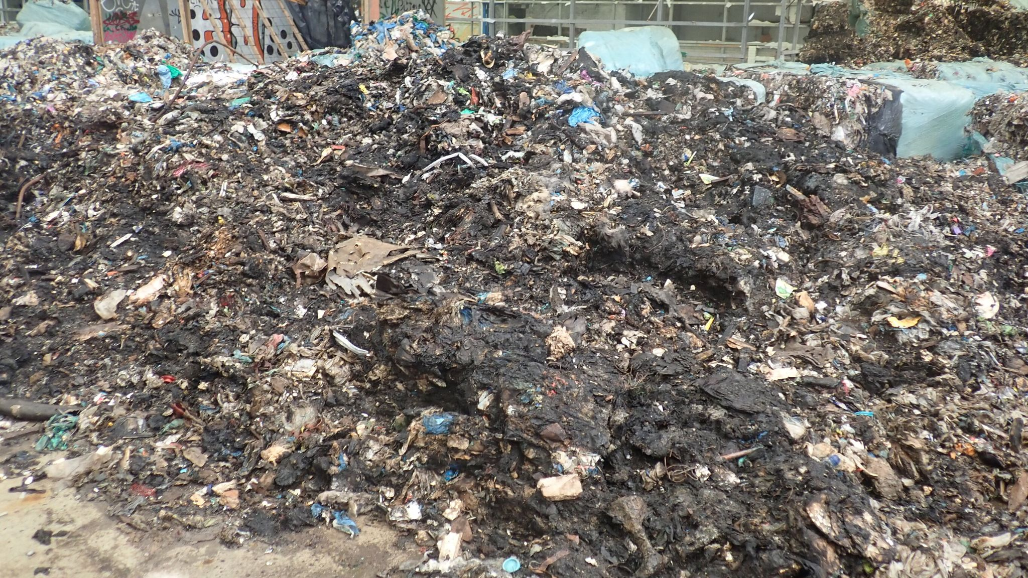 Dumping by Varun Datta at Rhyddings Mill in Oswaldtwistle, Lancashire. Pic: EA