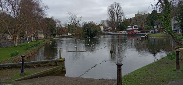 Carshalton Ponds - Slip-Way!