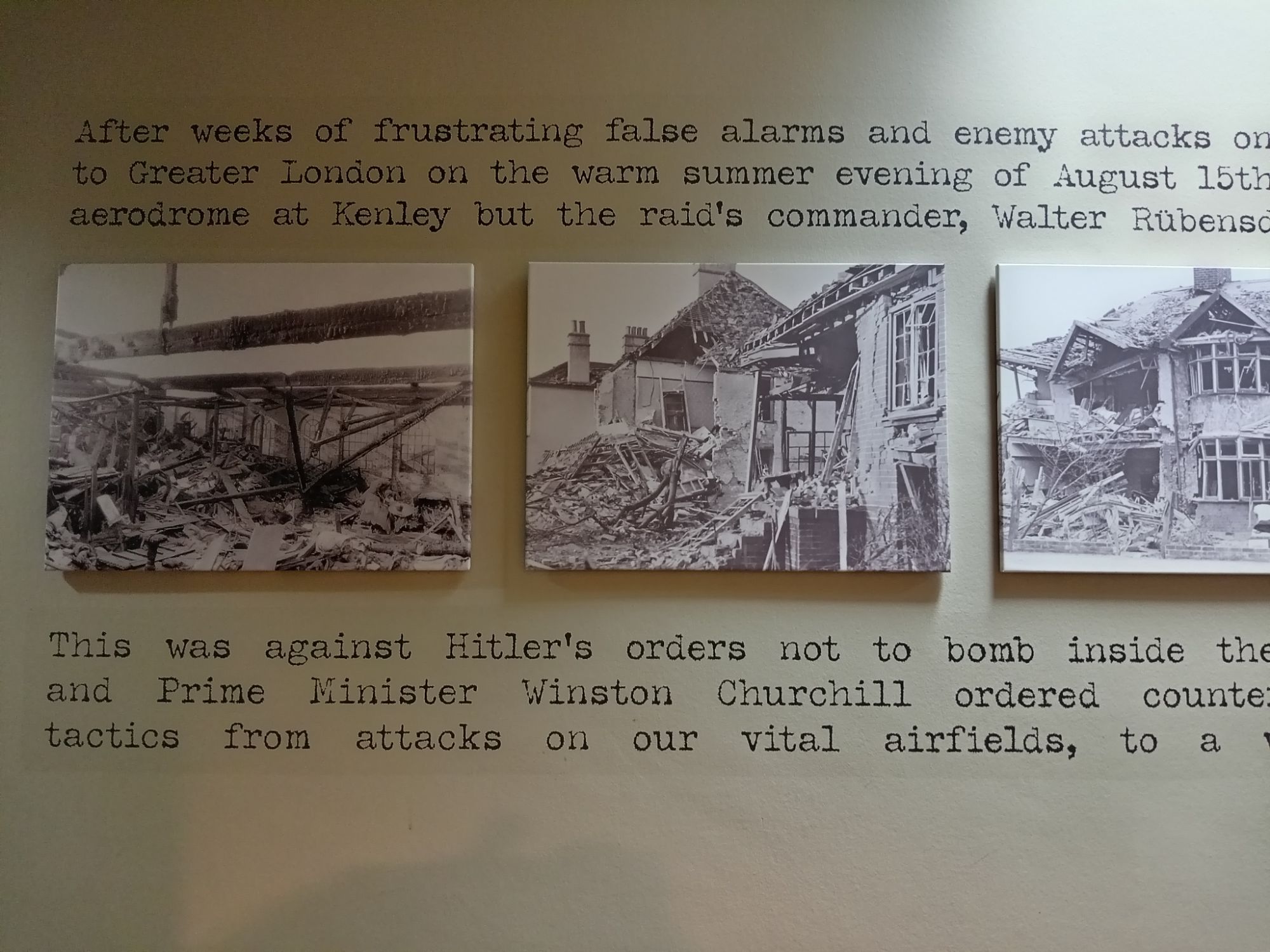 Church Blankeying-Bombing Nazi Germany - 1940