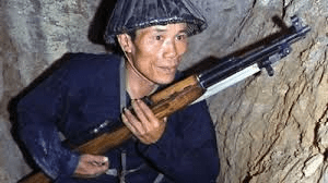 Vietcong Tunnel Fighter - AK-47 & Folded Bayonet