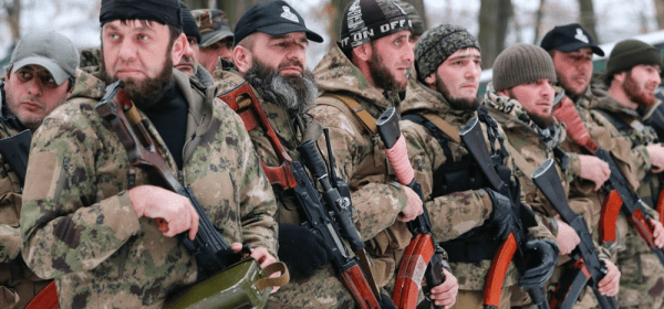 Chechen ground fighters. (File photo)