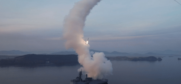 Amid the continued tests of operational efficiency of the Destroyer Choe Hyon of the Navy of the Korean People's Army, a strategic cruise missile test-fire was conducted again on March 10.