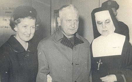 Ciszek at the time of his return to the United States. 1963