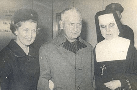 Ciszek at the time of his return to the United States. 1963