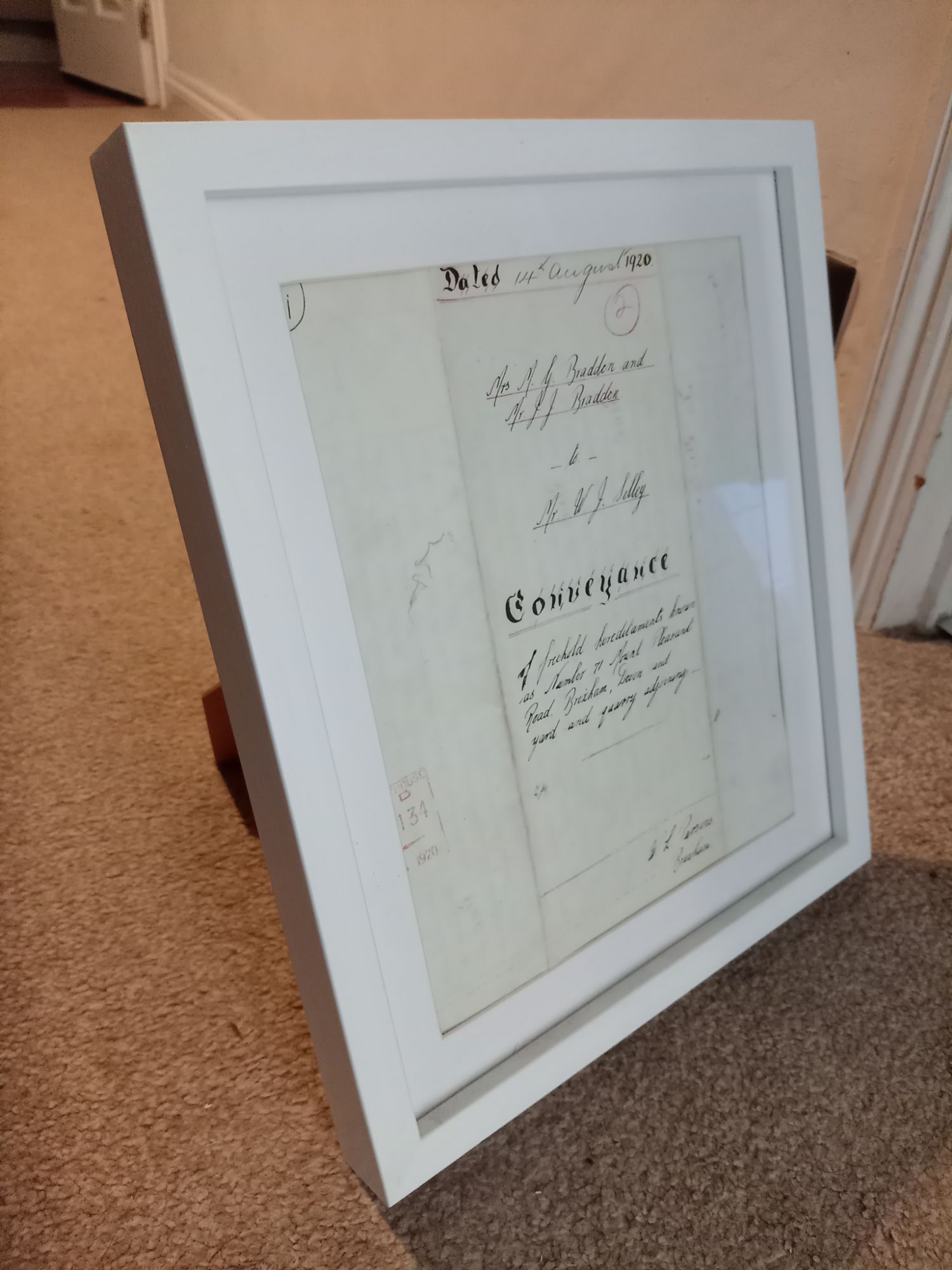 Conveyance Title - 71 Mount Pleasant Road, Brixhan