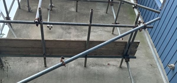 Brixham Scaffolding - the Structure Remains Strong!