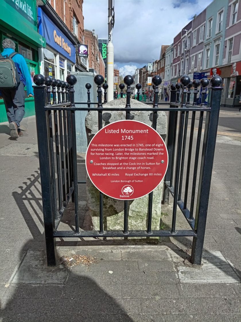 1745 Coaching Stone - Original 18th Century GPS!