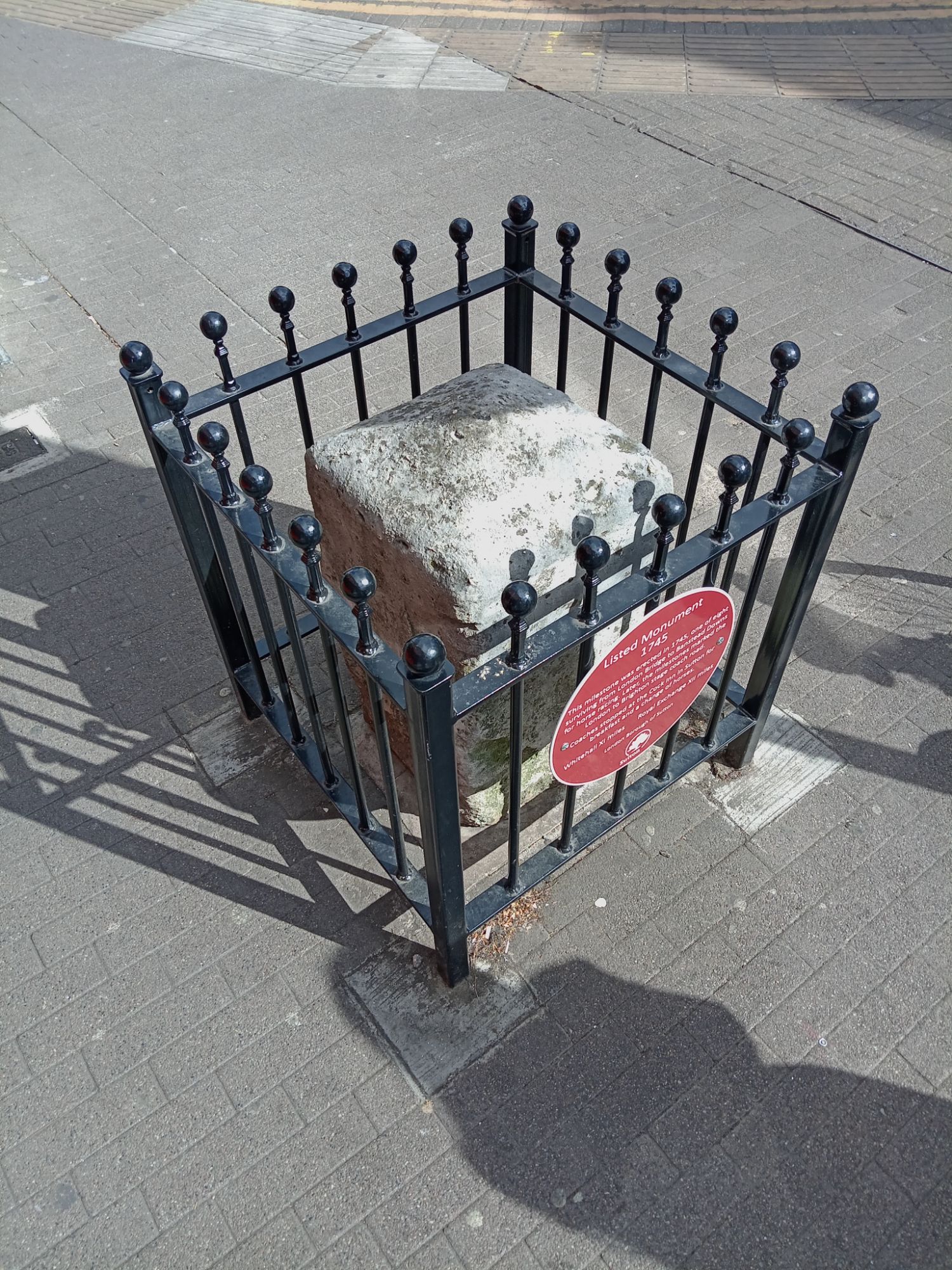 1745 Coaching Stone - Original 18th Century GPS!