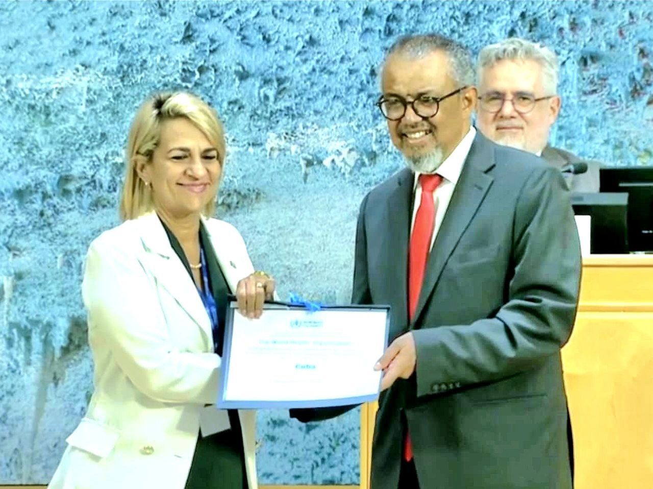 WHO Recognises Cuba's Contribution To World Health"