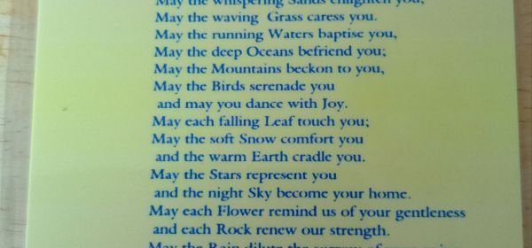 Dad's Funeral Card - 2026