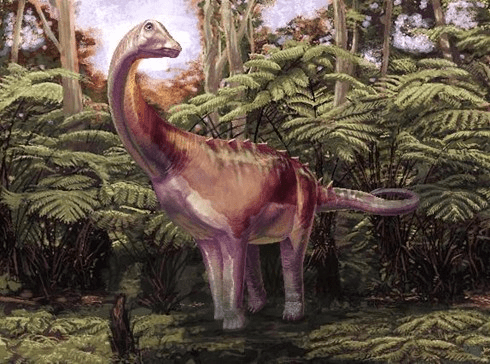 Life reconstruction of the Antarctic-sauropod. Credit: Andrew McAfee Carnegie Museum of Natural History