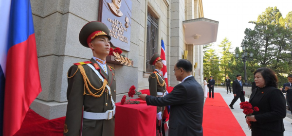 Unveiling Ceremony of Memorial Tablet Held at Russian Embassy