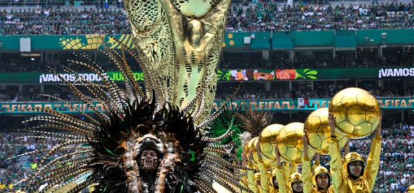Artists perform during the opening ceremony of the 2026 FIFA World Cup at Mexico City Stadium in Mexico City, Mexico, June 11, 2026. (Xinhua/Wu Wei)