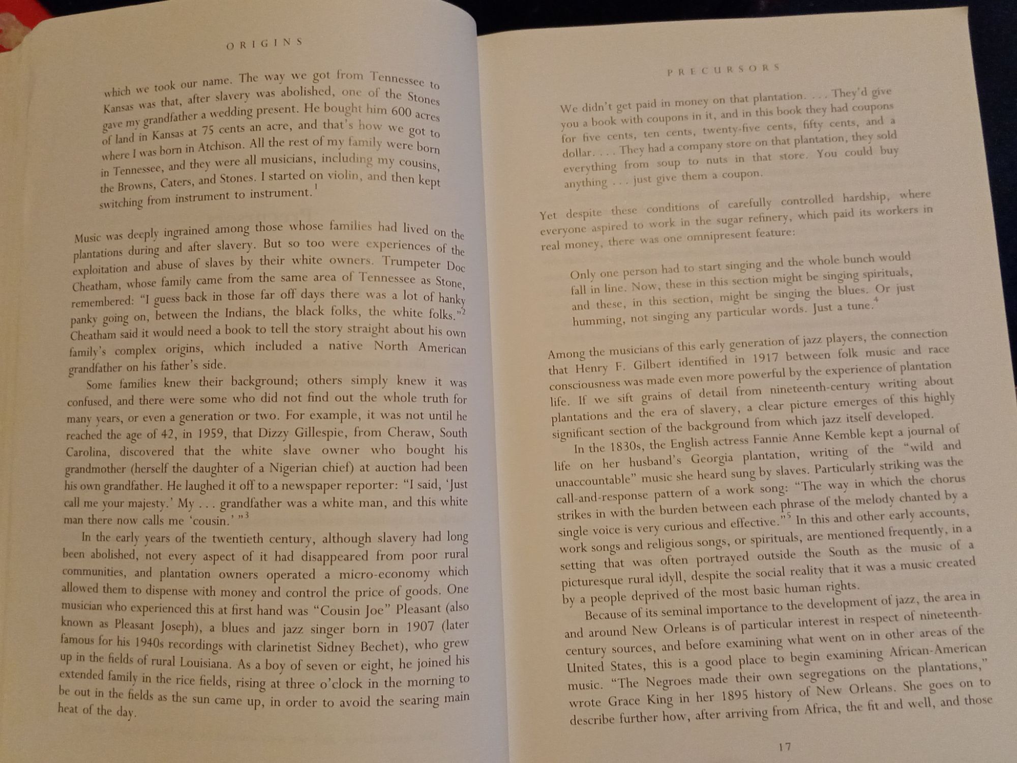 jazz history alyn shipton pages 16 17