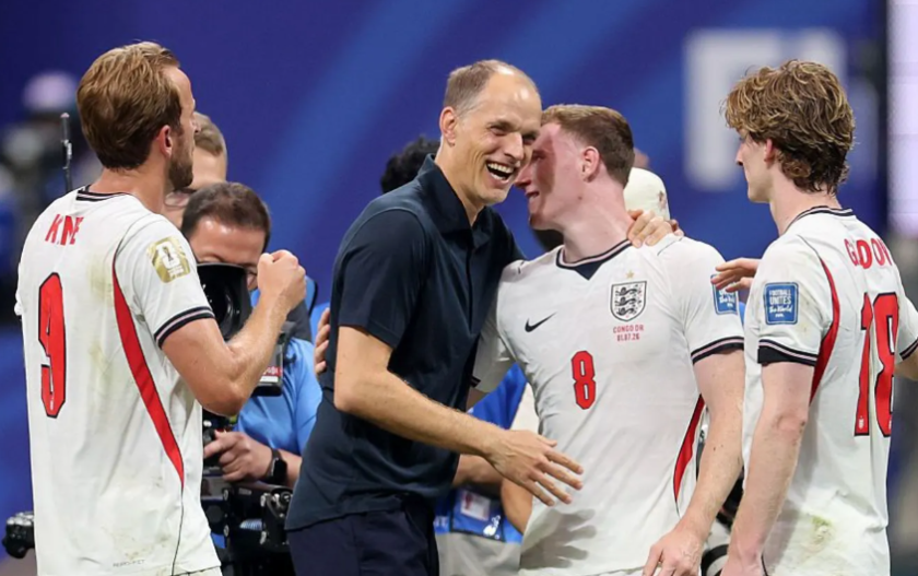 England Players Ask Manager "Which Side of the Ball Should We Kick?"