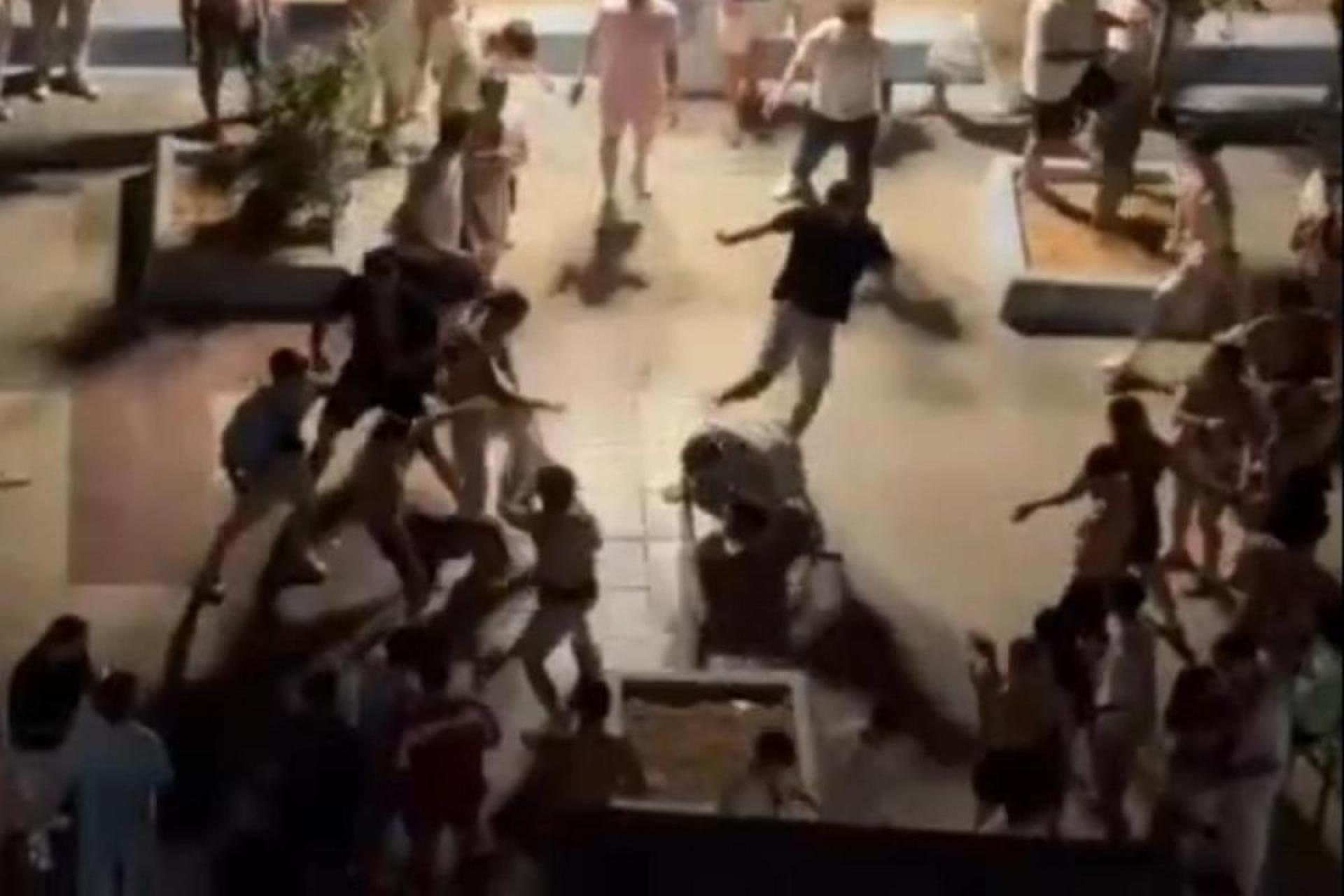 A brawl that took place in Sliema earlier in July.