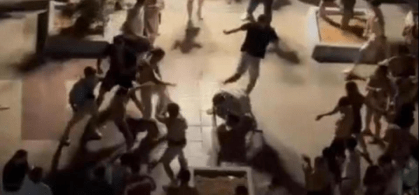 A brawl that took place in Sliema earlier in July.