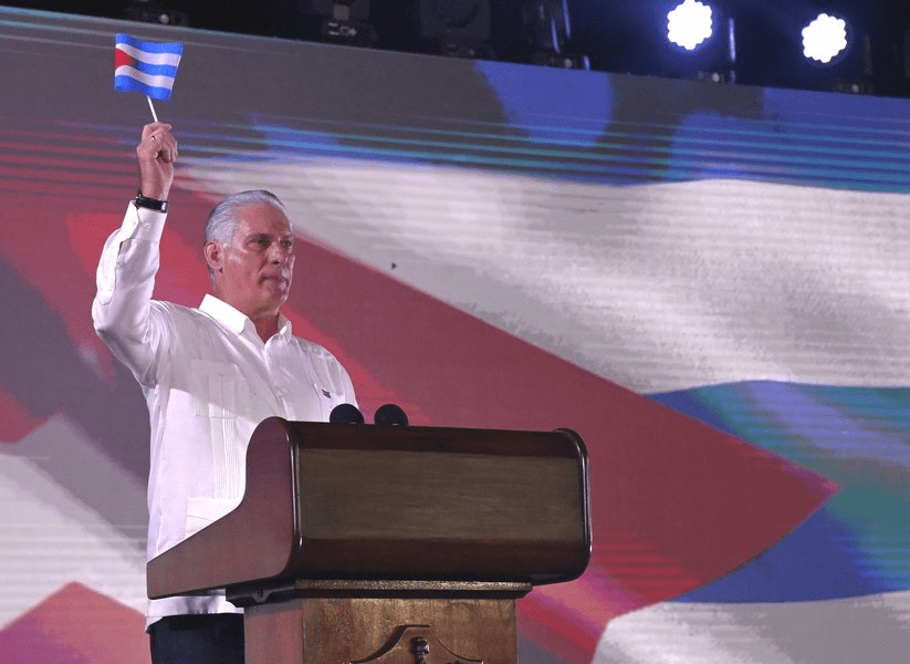 Speech delivered by Miguel Mario Díaz-Canel Bermúdez, First Secretary of the Central Committee of the Communist Party of Cuba and President of the Republic!
