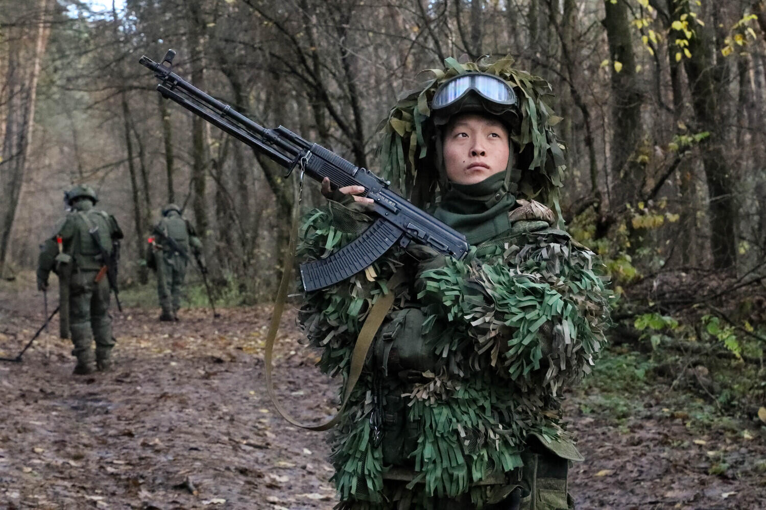 We Call This a "Gilly-Suit" in the UK - Often Worn By Snipers!