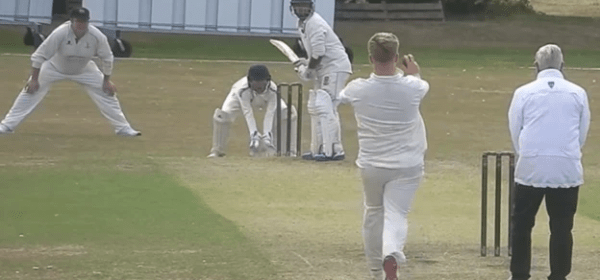 A video of a wicket during Saltburn's win over Norton in the North Yorkshire and South Durham Cricket League has gone viral for an alleged incident of cheating
