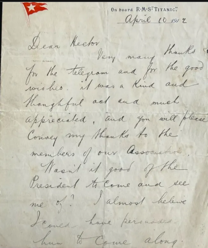 odges wrote the letter to his friend five days before he died