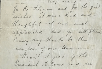 odges wrote the letter to his friend five days before he died