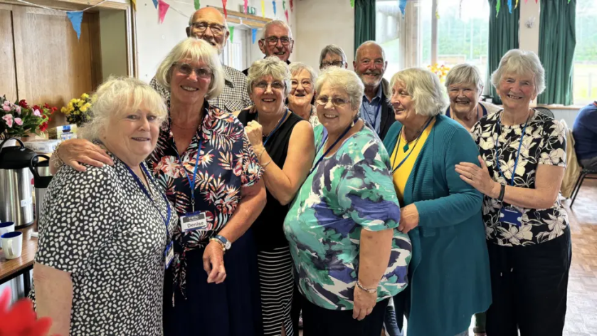 All smiles at Hayle Memory Cafe, hosted at the town's rugby club